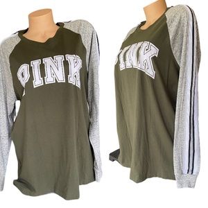 PINK Victoria’s Secret T-shirt large Campus New with tags